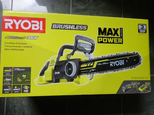 Ryobi MAX POWER Akku-Kettensäge RY36CSX35A-150