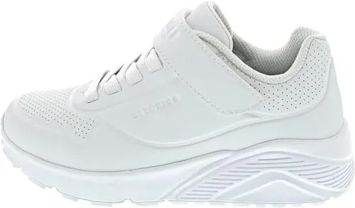 Skechers Jungen Uno Lite Vendox Sneaker, Weiß, 33 EU - Sneaker für Jungen mit Skechers Logo, bieten angenehmen Tragekomfort und eine flexible Gummisohle für optimale Bodenhaftung.