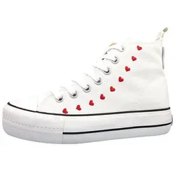 British Knights Damen High Sneaker Kaya Mid High Top B51-3730 in Weiß