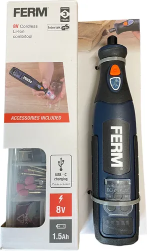 FERM Akku Multifunktion Gravur-Handwerkzeug