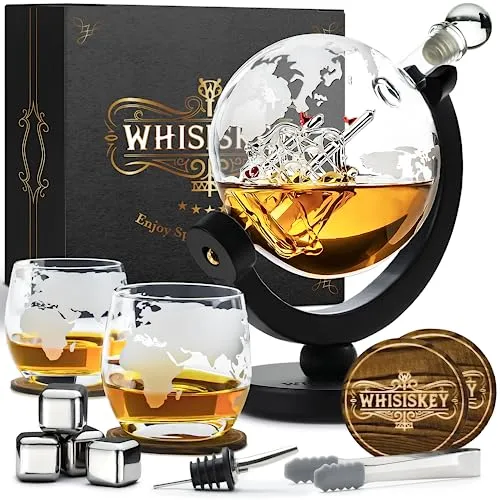 WHISISKEY Whiskey Karaffe Set von Whisiskey