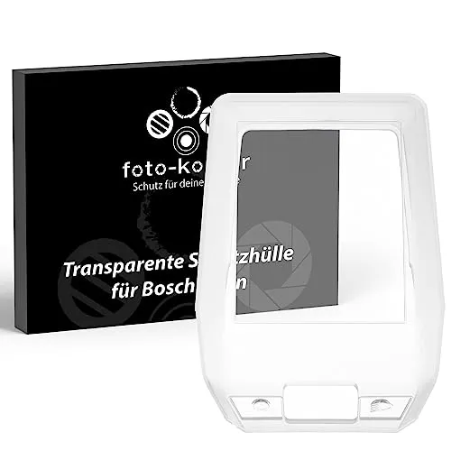 foto-kontor Schutzhülle kompatibel mit Bosch Nyon 2 Display (BUI350) E-Bike Fahrrad Display TPU Hülle Cover Displayschutz Case Schutz gegen Wasser und Schmutz transparent durchsichtig