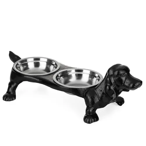 Doppel Hundenapf Moritz® aus Gusseisen von Moritz