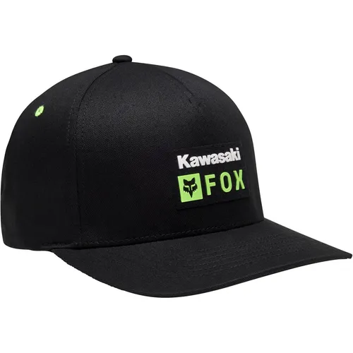 Fox Kawi Flexfit Cap schwarz Gr. LXL - Stylische Flexfit Cap in Schwarz, ideal für Freizeit und Sport, bietet perfekten Sitz und Tragekomfort.