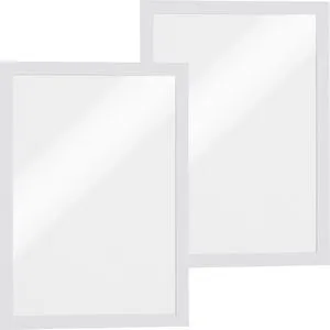 Durable 4872-02 Duraframe Magnetrahmen A4 weiß, 2 Stück