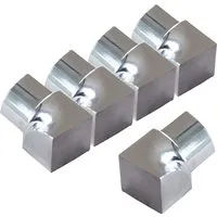 Dalsys Inneneck Fliesenschiene Viertelkreis 5x10mm Edelstahl Poliert - Dalsys Inneneck aus poliertem Edelstahl: Optimaler Kantenschutz für Fliesen, der Absplitterungen verhindert. Elegant und stabil für langlebige Ergebnisse in deinem Zuhause.