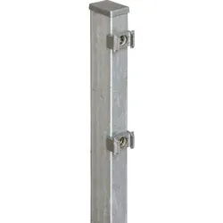 Vierkant-Zaunpfosten für Doppelstabmattenzaun 120 cm