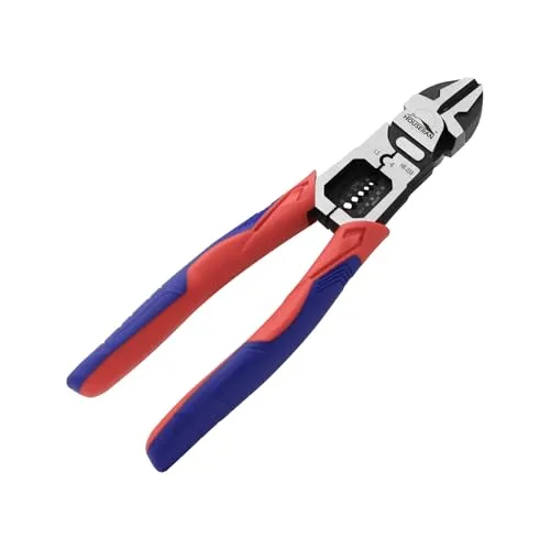 HOUSERAN Seitenschneider Groß, 22cm, 3-in-1 Multifunktional Drahtschneider