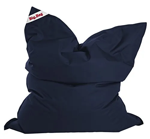 Brava Big Bag XXL - jeansblau - Sitzsack für Kinder, Jugendliche und Erwachsene, schmutzabweisend und leicht zu reinigen, ca. 130x170 cm, ideal für entspannte Stunden in jedem Raum.
