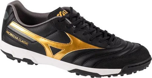 Mizuno Morelia Sala Classic TF(U) Ombre B/Illusion B/Scuba B 11 - Schwarz - 46 - Hochwertige Fußballschuhe von Mizuno für Hallenfußball. Die weiche Lederoberfläche sorgt für individuellen Komfort und optimale Passform. Mit abriebfester Gummiaußensohle für hervorragende Griffigkeit auf verschiedenen Böden.