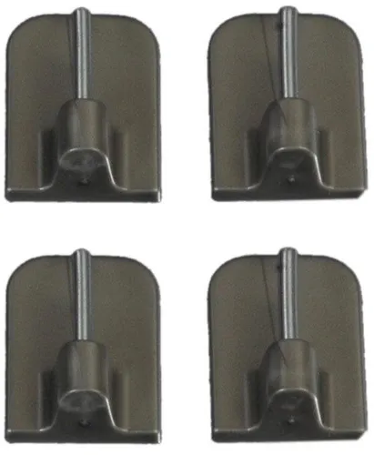 Gardinen- & Vorhangringe Silber von Liedeco