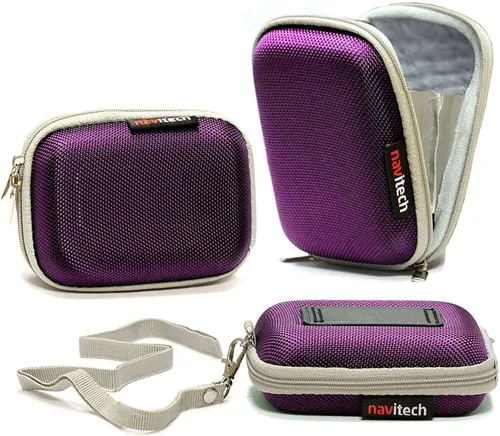 Navitech Purple Shockproof Camera Case For YLSHGXFC Digital Camera