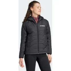 adidas Terrex Multi Synthetic Insulated Hooded Jacket - Schwarz, S - Funktionsjacke für Damen, ideal zum Wandern. Mit recyceltem Polyester, wasserabweisend und synthetischer Isolation für optimalen Wärmekomfort bei jedem Wetter.