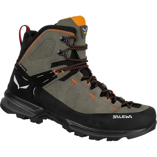 Salewa MTN Trainer 2 Mid GTX Wanderschuhe - Wanderschuhe für Herren aus strapazierfähigem Veloursleder, wasserdicht mit GORE-TEX und leichter Vibram-Sohle für besten Komfort und Stabilität auf allen Wegen.