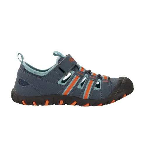 Trollkids Kid's Sandefjord Sandal XT - Robuste Kinder-Sandalen in Blau - Wanderschuhe für Kinder, ideal für Freizeitaktivitäten mit praktischer Schnellschnürung - Größe 30, perfekt für den Alltag!