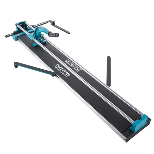 BestEquip Manueller Fliesenschneider, 120 cm, manueller Fliesenschneider aus Stahl, zum Schneiden von Steinmaterialien einschließlich normaler Bodenfliesen/polierter Fliesen, Blau