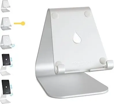Mstand Tablet RAIN DESIGN 10050 - Ständer für Tablets, ergonomisches Design für optimalen Blickwinkel und verbesserten Komfort beim Arbeiten oder Streamen.