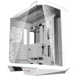 Darkflash DY470 Miditower Gehäuse (weiß) - PC-Gehäuse mit transparenten Seitenpanels für individuelle Designs und optimale Kühlung, geeignet für ATX, Micro ATX und ITX Motherboards.