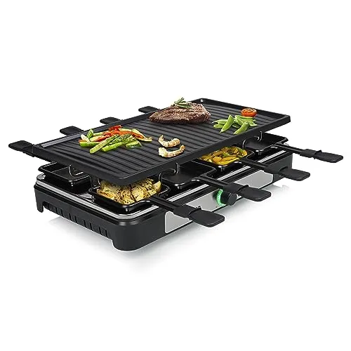 Tristar Raclette für 8 Personen – 1400 W mit Thermostat