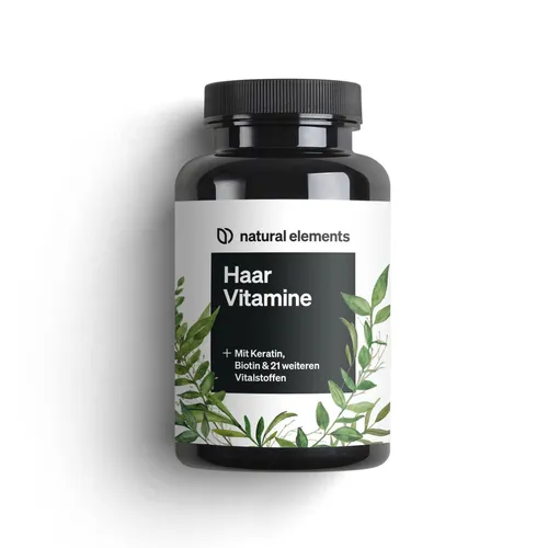 Haar Vitamine – 180 Kapseln - Nahrungsergänzungsmittel für gesunde Haare, Haut & Nägel, hochdosiert mit Keratin, Biotin und Selen – in Deutschland produziert und laborgeprüft.