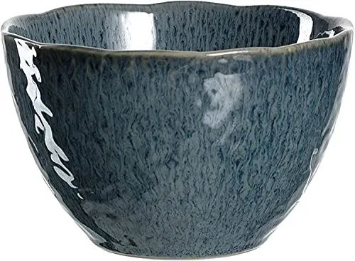 Leonardo Matera Keramik-Schale, 1 Stück, spülmaschinengeeignete Schüssel, Steingut-Schale mit Glasur, blau, 980 ml, Ø 15,3 cm, 018545