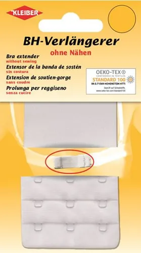 KLEIBER BH-Verlängerung Breite: 55 mm 3 Haken weiß