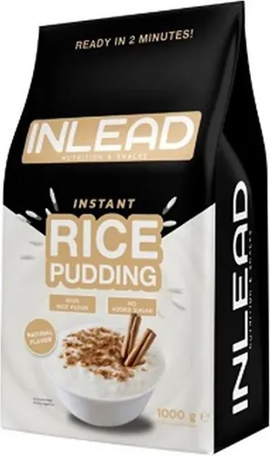INLEAD Instant Reispudding Natur 3000g - Schnell zubereitbarer Instant-Reispudding, vegan und glutenfrei. Ideal für 30 Portionen, ohne zugesetzten Zucker – perfekt für einen süßen Snack zwischendurch.