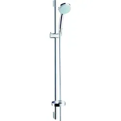 hansgrohe Croma 100 Vario Brauseset 27771000 - 100 mm Handbrause mit 4 Strahlarten, inklusive 90 cm Brausestange und flexiblen Neigungswinkel