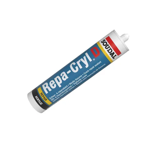Soudal Repacryl 310ml weiss Rissacryl Acryl körnig Fassadenacryl Strukturacryl