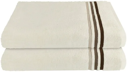 Schiesser Frottier Duschtuch Skyline Color 2er Set | 100% Baumwolle, saugstark und weich - Duschtücher im 2er Set, 70x140cm, aus 100% nachhaltiger Baumwolle. Saugfähig, langlebig und farbecht – ideal für Allergiker, OEKO-TEX zertifiziert.