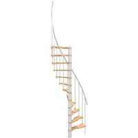 Minka Spindeltreppe Suono Smart Buche Weiß 120x68 cm