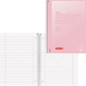 Brunnen Collegeblock Student Premium 106732796, A4, Innen- und Außenrand, 90 g/m², 80 Blatt, liniert