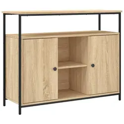 vidaXL Sideboard Sonoma-Eiche 100x35x80 cm von vidaXL