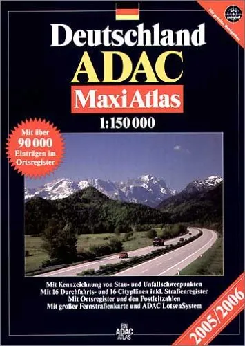 ADAC MaxiAtlas Deutschland 2005/2006: 1:150000