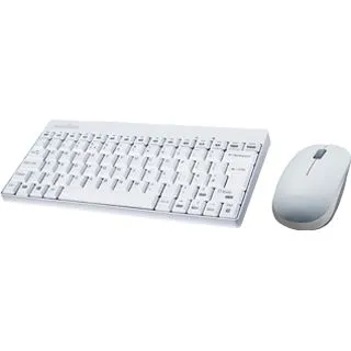 Perixx PERIDUO-712WDE Funk Tastatur und Maus-Set Deutsch, QWERTZ Weiß - Maus-Tastatur-Set mit leichtem Design und Anti-Rutsch-Stoppern, ideal für platzbegrenzte Arbeitsumgebungen. Genießen Sie leisen Tastendruck und eine Reichweite von bis zu 10m.