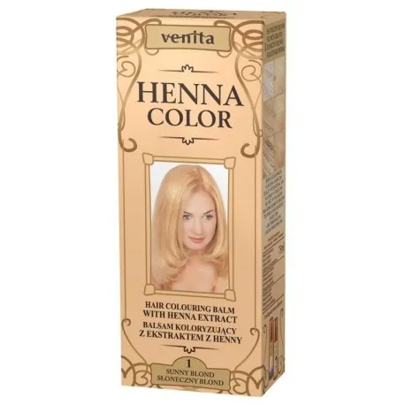 Venita Henna Farbe 75Ml Farbe Lotion No-1 Sonniges Blond /640