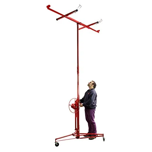 DEMA Plattenheber Paneelenheber - Langlebig und wartungsfrei - Plattenheber für Gipskarton und Holz, hebt bis 68 kg für die Überkopfmontage. Ideal für schräge Decken & Wände, werkzeuglos auf- und abbaubar.