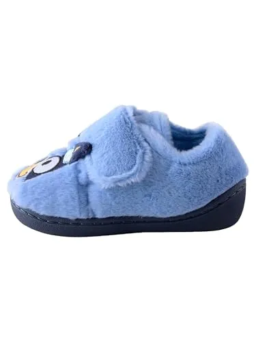 NEXT Jungen Bluey Cupsohlen-Hausschuhe Blue/Orange 23 - Bequeme Hausschuhe für Jungen mit trendigem Bluey-Design. Ideal für entspannte Tage zu Hause und aus hochwertigen Materialien gefertigt.