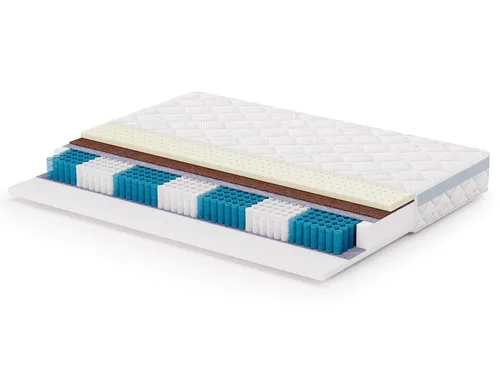 Hybridmatratze MEDIRO CARE H2/H3, Medizinische Matratzen mit Latex, Beautysofa, 21 cm hoch, (doppelseitig, ergonomisch, atmungsaktiv), 7-Zonen-Taschenfederkernmatratze