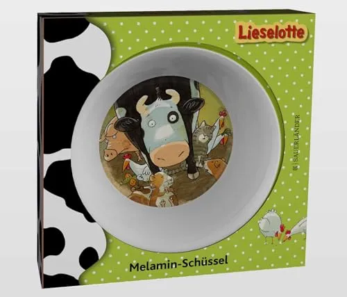 Lieselotte Melaminschüssel (Geschenkartikel von Kuh Lieselotte)