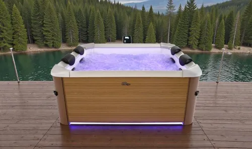 MSpa Whirlpool OSLO AMBER 2025 - Entspannung für drinnen und draußen - Außenwhirlpool für 4-6 Personen, mit Hydrotherapie-Jets, LED-Beleuchtung und energiesparendem Timer für unvergessliche Entspannungsmomente.