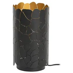 Lindby Aralena Tischleuchte Schwarz/Gold - Stilvoll & Elegant - Tischleuchte in Schwarz/Gold von Lindby, verleiht jedem Raum einen Hauch von Eleganz und ist perfekt für stimmungsvolle Beleuchtung.