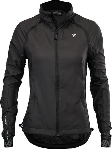 Silvini Vetta WJ1623 Damenjacke Schwarz Größe L - Sportjacke mit abnehmbaren Ärmeln, winddicht und leicht, ideal für Radfahren, Laufen und Wandern. Praktisch verstaubar in der Rückentasche, perfekt für unterwegs.