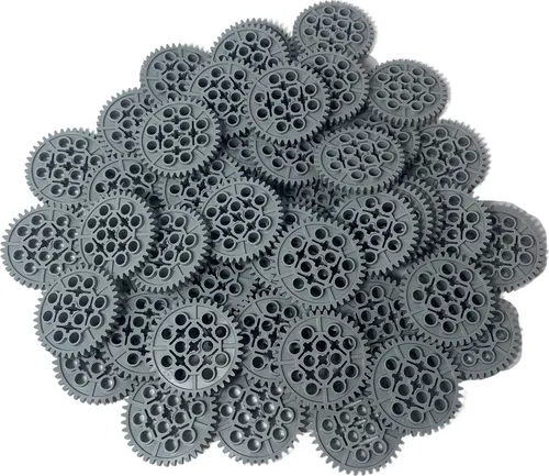 LEGO® Technic Zahnraeder 40 Zähne Hellgrau - 24432, 25 Stück - Spielbausteine für kreatives Bauen und Spielen, fördert Fantasie und Problemlösungsfähigkeiten. Ideal für LEGO® Baumeister, die ihre Sammlung erweitern möchten.