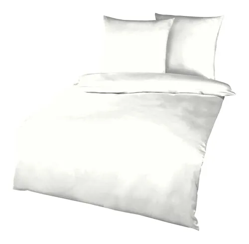 Kaeppel Biber Bettwäsche Uni Gelb Sand Lind Hellblau Terra Weiß Rot Anthrazit Leinen Silber Einfarbig 135x200cm - Bettwäsche-Sets aus 100% Baumwolle, besonders flauschig und atmungsaktiv. Verleiht Ihrem Schlafzimmer einen eleganten Touch und sorgt für ein ideales Schlafklima.