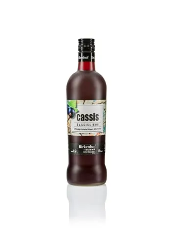 BIRKENHOF Brennerei | Cassis-Likör | (1 x 0,7l ) - 18 % vol.