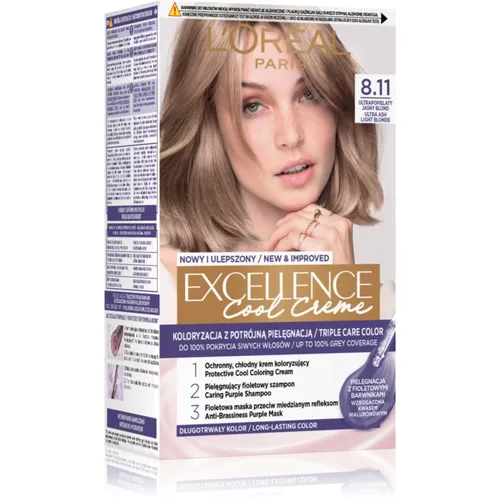 L’Oréal Paris Excellence Cool Creme Haarfarbe 8.11 Ultra Ash Light Blond