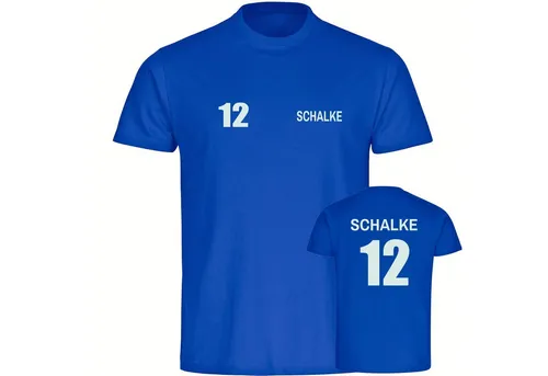multifanshop T-Shirt Kinder Schalke - Trikot 12 - Boy Girl