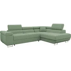 Mirjan24 Ecksofa Torezio Cord mit Bettkasten von Mirjan24