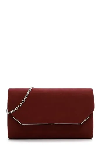 Tamaris Clutch TAS Amalia - Schicke Handtasche für Damen - Elegante Clutch aus Feinsynthetik mit Echtleder-Optik, ideal für besondere Anlässe. Praktisches Hauptfach und abnehmbarer Umhängeriemen für unkompliziertes Tragen.